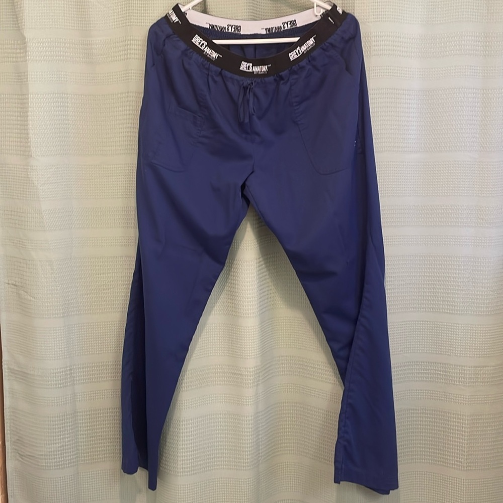 Greys Anatomy navy scrub pants